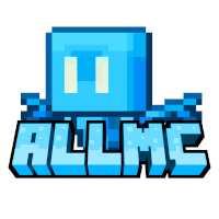 a pixel art logo for allme with an octopus