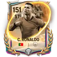 a soccer card that says c. ronaldo on the front