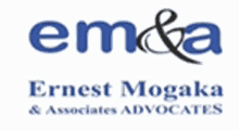 the logo for em & a ernest mogaka and associates advocates