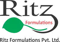 ritz formulations pvt. ltd. logo with green leaf