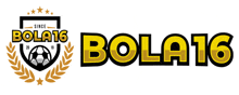 a logo for bola16 with a soccer ball in the middle