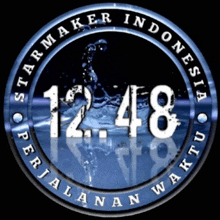 a logo for starmaker indonesia shows a splash of water