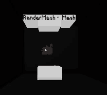 a computer screen with the words render mesh mesh