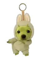 a stuffed animal with a tag that says " the monster "