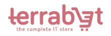 terrabyt the complete it store logo in pink