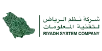 a logo for riyadh system company with a map of the country