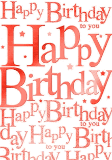 a green and white birthday card with the words `` happy birthday to you '' written in green letters on a white background .