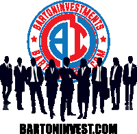 a logo for barton investments shows a group of people