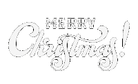 the word merry christmas is written in white