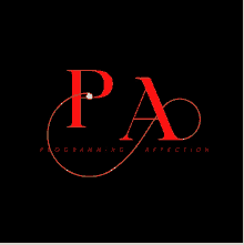 a logo for pa programming affection is shown