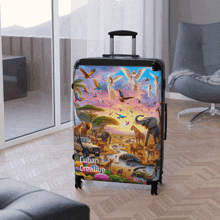 a suitcase that says cuban creative on the side of it