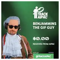 benjamins the gif guy received $ 0.00 from aipac on 01/08/2026