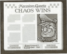 a cartoon of a man in a hat is on the front page of a koronian gazette