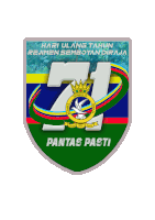 a green shield with the number 21 and pantas pasti on it