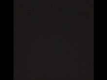 a pixelated image of a blue sphere on a black background .