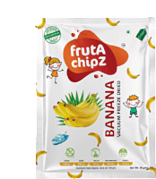 a fruta chipz banana vacuum freeze dried product