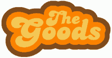 a logo that says the goods in orange