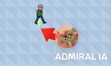 a video game called admiralia with a cartoon character