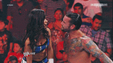 a wrestling match is being broadcast on sky sports 3 hd