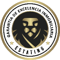 a seal with a lion and the words garantia de excelencia inmobiliaria estating