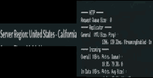 a screenshot of a server region in the united states california