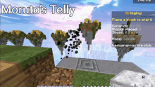 a video game called moruto 's telly is being played on a computer