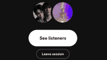 a screenshot of a website that says " see listeners "