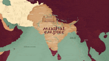 a map of the mughal empire shows the bay of porgil