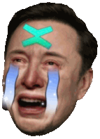 a man with a green cross on his forehead is crying