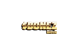 a logo that says $bonez bitch in gold letters