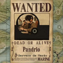 a poster that says wanted dead or alive panrio