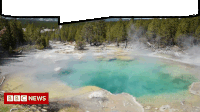 a bbc news graphic shows a hot spring