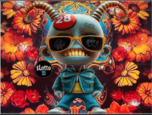 a cartoon character wearing sunglasses and a number 28 on his face