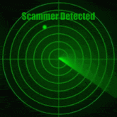 a radar screen shows a scanner detected
