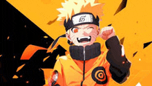 naruto is a young boy from the anime naruto and is wearing a headband .