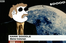 hank doodle meme historian is on the bbc news channel