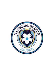 a logo for technical soccer saudati with a soccer ball and shield