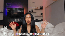 queennaija is the name of the woman shown in this video