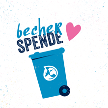 an illustration of a trash can with an arrow pointing to the right