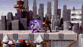 a screenshot of a video game with bubby 3d and ganondorf