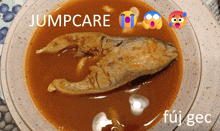 a bowl of soup with the words jumpcare written on the top