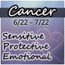 a picture of a cancer zodiac sign with a purple background