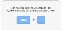 a blue button with the letters ctrl and f next to it