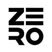 a black and white logo with the letters z and r on a white background .