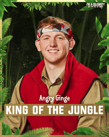 angry ginge is the king of the jungle on i'm a celebrity