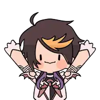 a cartoon drawing of a girl with wings and a bow on her neck
