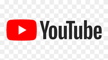 a youtube logo on a checkered background with a play button