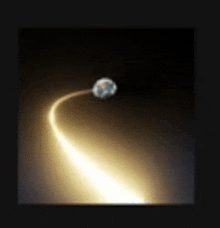 a picture of a light coming out of the earth