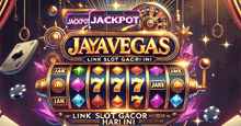 a slot machine that says jackpot on it