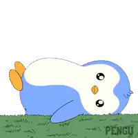 a cartoon of a penguin with the name elijah